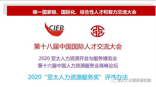 2020亞太人力資源服務(wù)獎(jiǎng)評選辦法